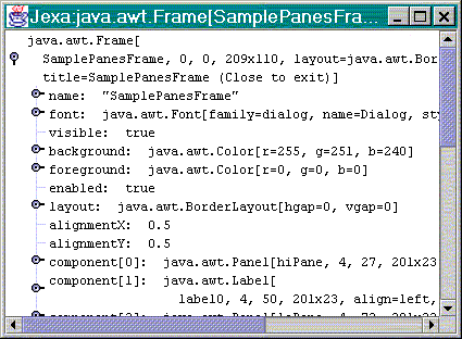 Frame renderered with ContainerRenderer